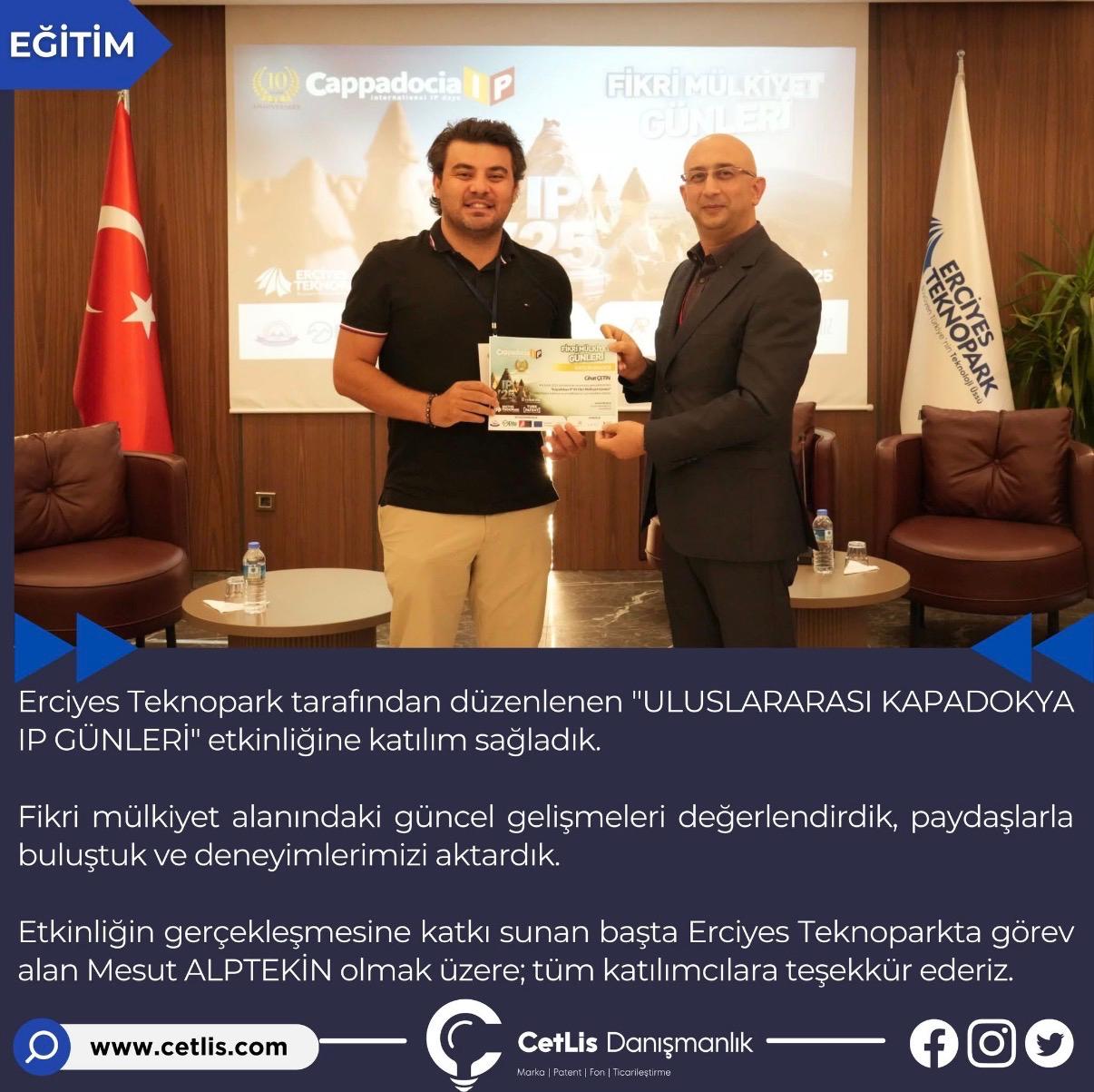 CETLİS Participated in the International Cappadocia IP Days Event