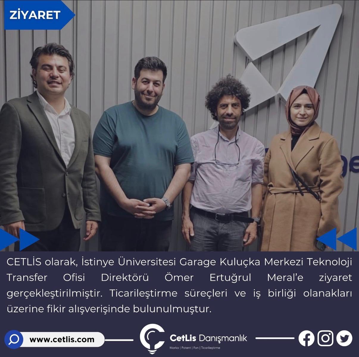 CETLİS Visited Istinye University Garage Incubation Center