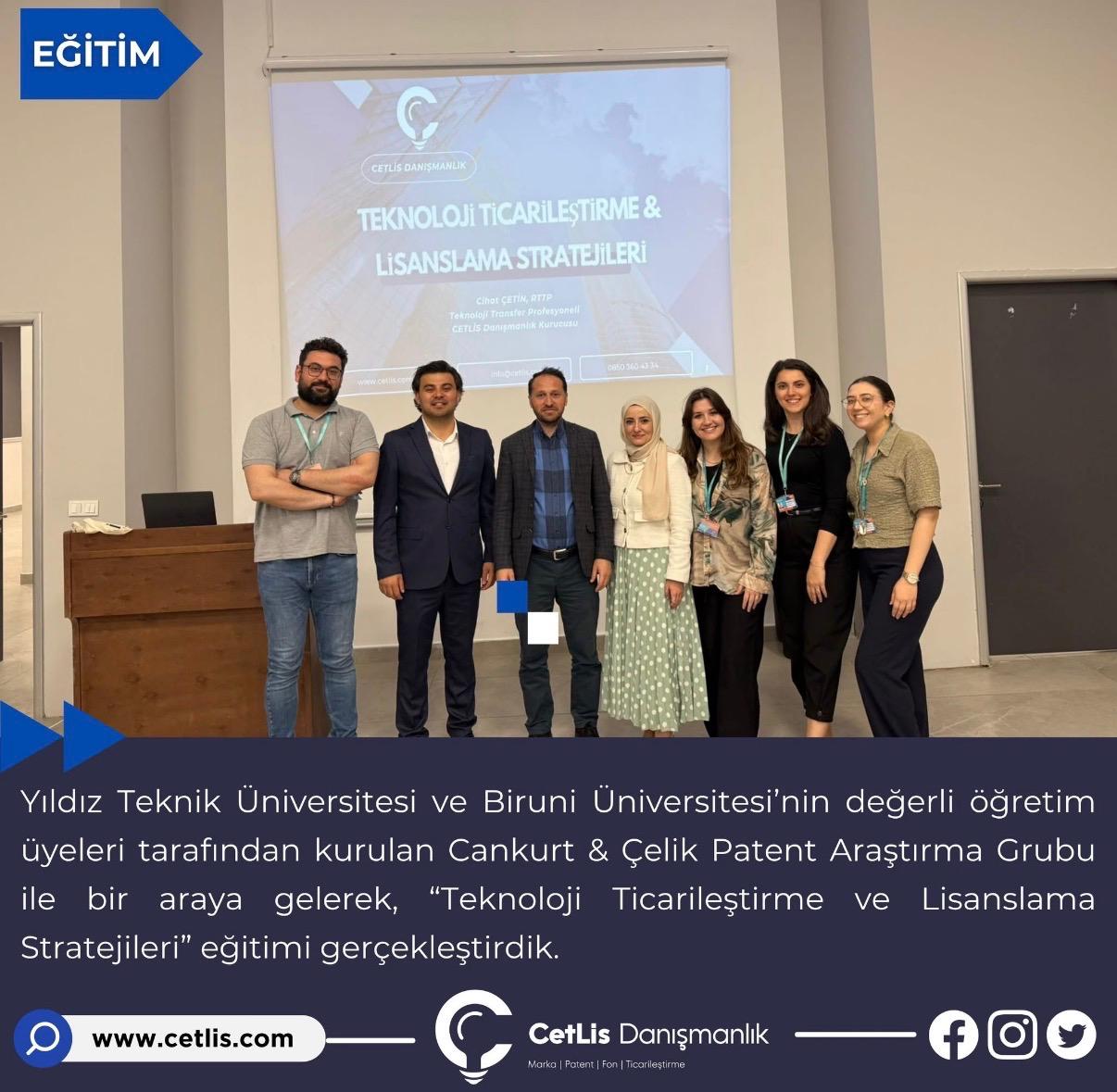 CETLİS Conducted a “Technology Commercialization and Licensing Strategies” Training with the Cankurt & Çelik Patent Research Group