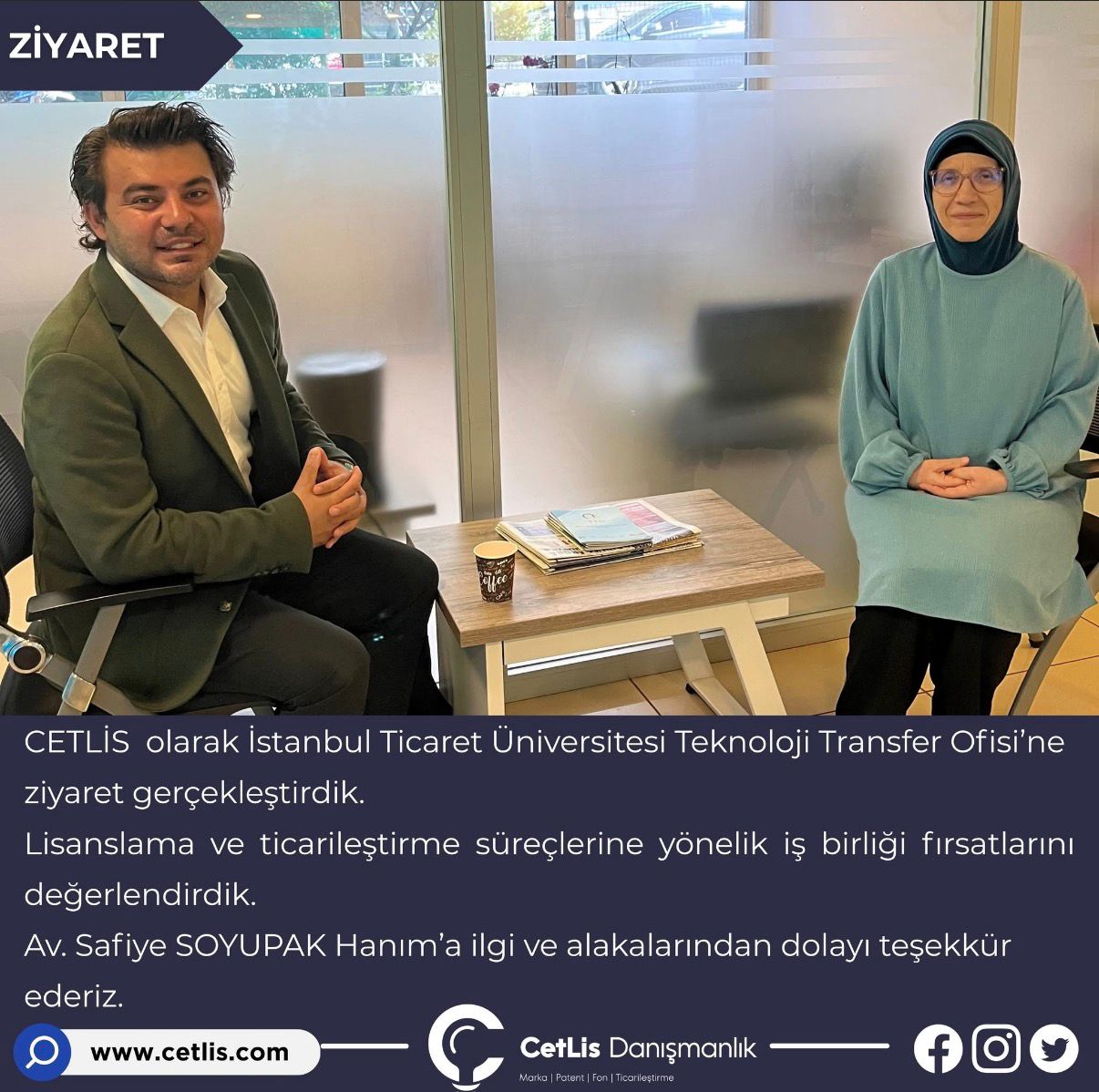 Collaboration Meeting Between CETLİS and Istanbul Commerce University TTO