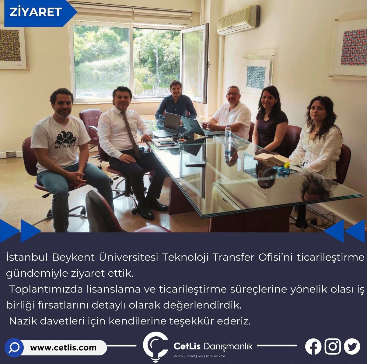 Collaboration Meeting Between CETLİS and Istanbul Beykent University TTO
