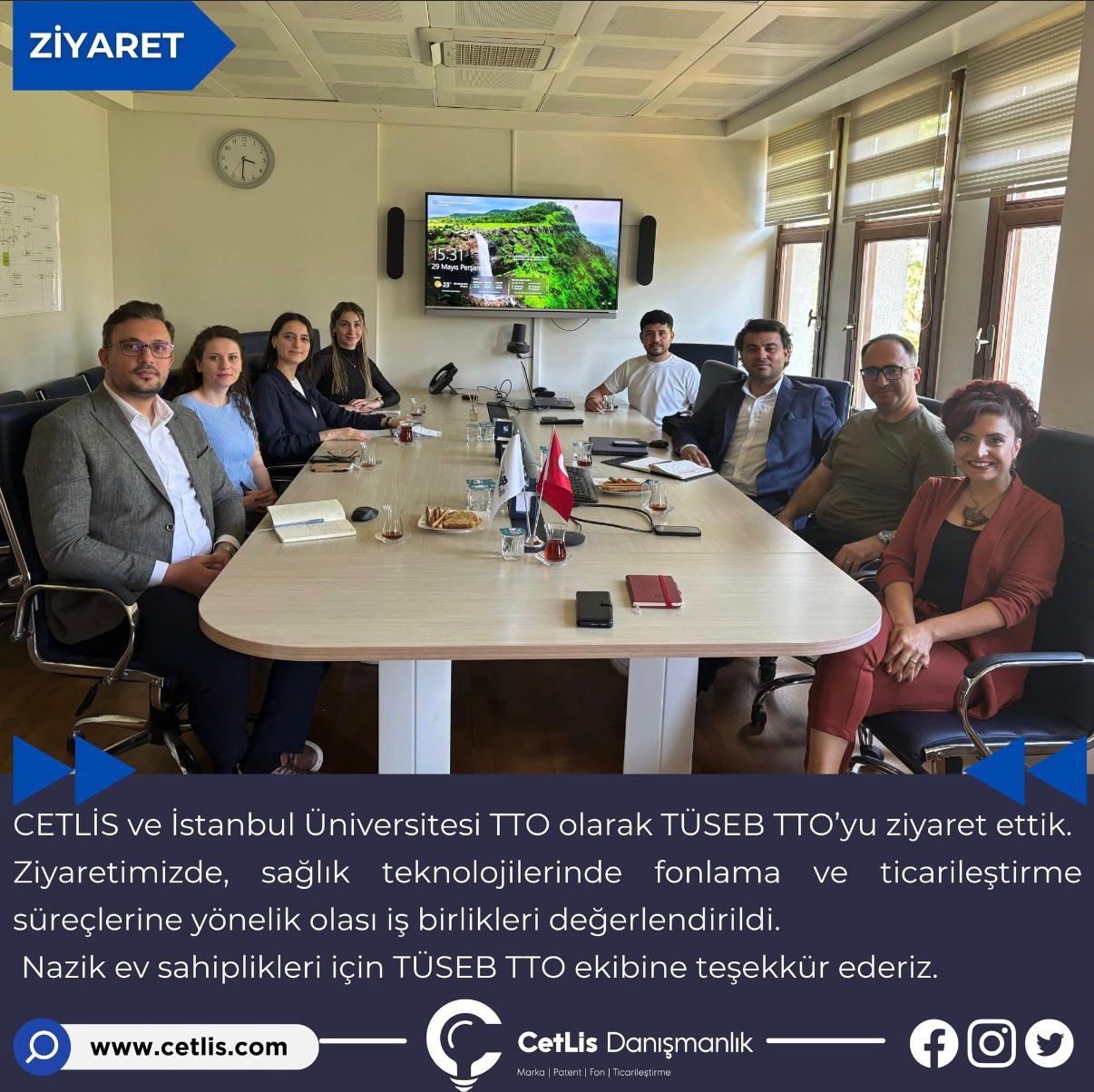 Collaboration Meeting Between CETLİS, Istanbul University TTO and TÜSEB TTO
